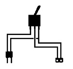 On-Off Switch with Connector Leads